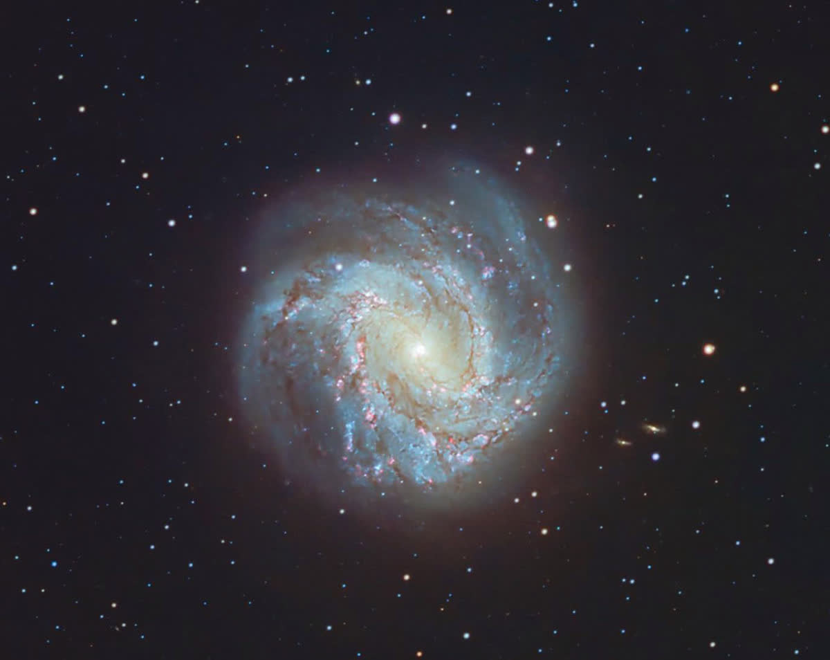 Galaxia M83 - Ejemplo de astrofotografía de espacio profundo